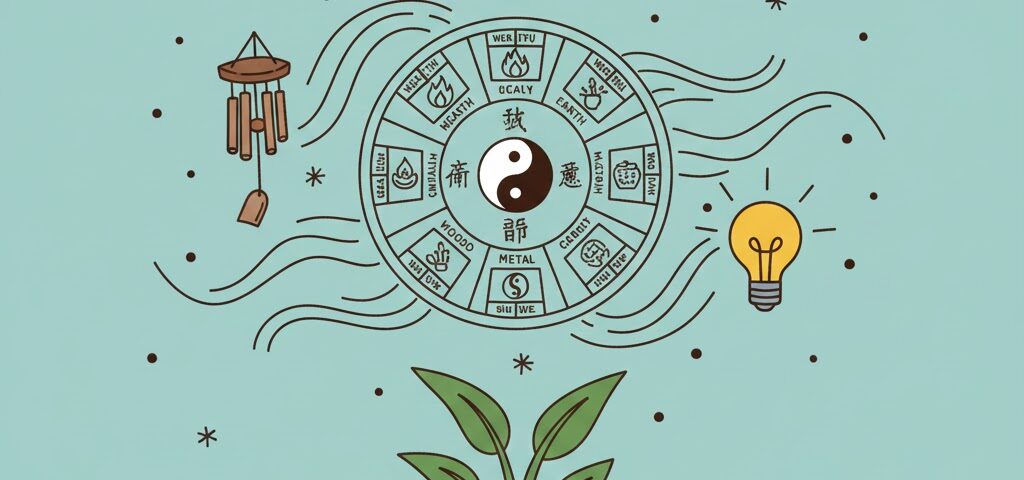 Ilustrácia k službe Feng Shui audit priestoru